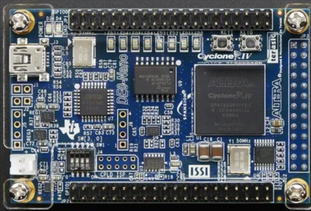 Placa FPGA programada para control hardware